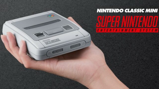 Imagen oficial de Nintendo de la SNES mini