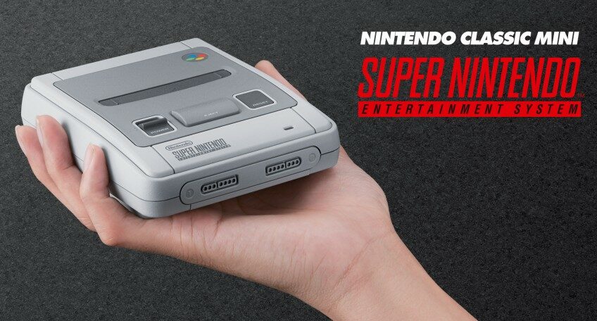 Imagen oficial de Nintendo de la SNES mini