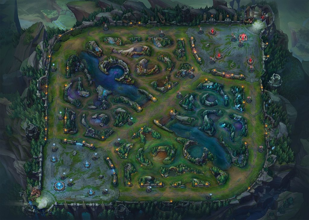 Mapa de la Grieta del invocador del LoL - Tribeca Review