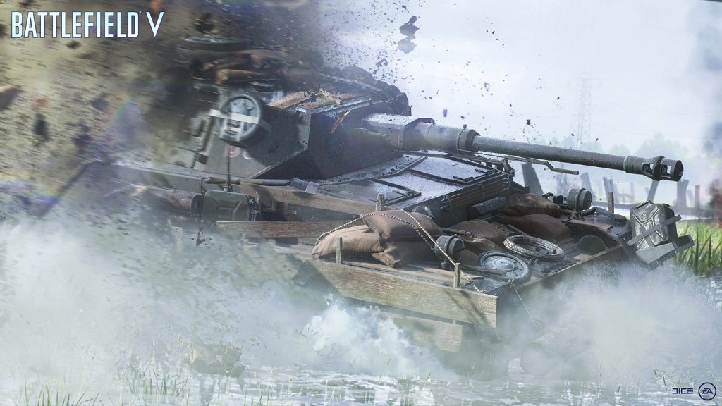 Un tanque en el Battlefield V, una seña de identidad en la compañía