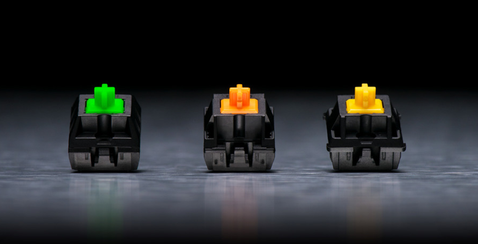 Tipos de Switches de Razer, con sus tres tecnologías