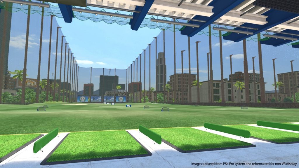 El campo de pruebas de Everybody's Golf VR es algo plano pero realista